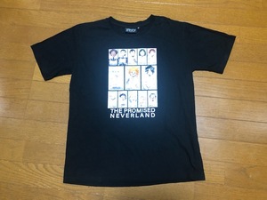 ★即決★約束のネバーランド★半袖プリントTシャツ★黒★Mサイズ★The Promised Neverland ★アニメTシャツ★送料230円★