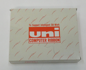 ■UNI ドットインパクトプリンター用リボン GRN-07 黒 NEC PC-PR201H用(EF-1266B) ジャンク品