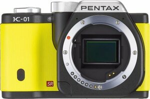 Pentax K-01 Mirrorless Digital Camera, Yellow (Body only) by Pentax(中古品)