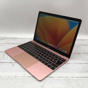 Apple MacBook Retina 12-inch 2017 Core i7 1.40GHz/16GB/512GB(NVMe) 〔C0134〕