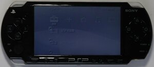 SONY, PSP-2000, ブラック, バッテリー及びバッテリー蓋なし, 中古