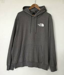 《 H 512》THE NORTH FACE ザ・ノースフェイス パーカー プルオーバー アウトドア バックプリント XXL グレー 1スタ アメリカ古着 古着卸