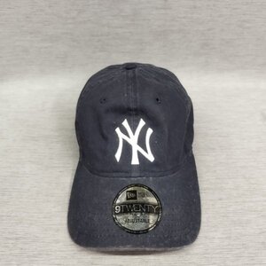 I886 NEW ERA ニューエラ ベースボール キャップ 9TWENTY ネイビー ニューヨーク ヤンキース MLB ロゴ 刺繍 アジャスター サイズ調整