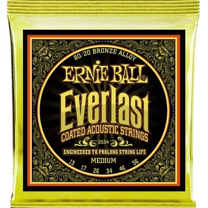 Ernie Ball #2554 Everlast Coated Medium 013-056 80/20 Bronze アーニーボール アコギ弦