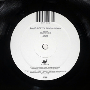 DANIEL BORTZ / SASCHA SIBLER/COLOR OF LOVE/SOUVENIR SOUVENIR37 12