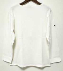 セントジェームス ウエッソン 無地 T5サイズ 長袖 Tシャツ カットソー NEIGE 白 ホワイト SAINT JAMES OUESSANT SOLID