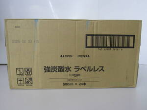 A■未使用品■[Amazonブランド] 強炭酸水 ラベルレス 500ml×24本 ■②