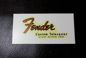 ☆Fender USA Custom Telecaster☆補修用デカール(シール)☆1964-1968☆ゴールド☆エイジド仕様☆ ctdgra203