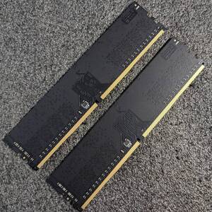 【中古】DDR4メモリ 16GB(8GB2枚組) Panram W4U2666PS-8GC19 [DDR4-2666 PC4-21300]