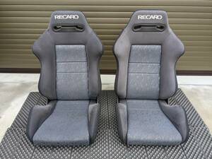 【流用に！1円～】RECARO SR-2 三菱ランサーエボリューション2 純正レカロシート 破れなし2脚セット！ セミバケ 検SR-3/SR3/LS/LX/ランエボ