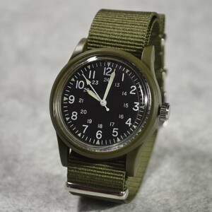 MIL-W-46374 GG-W-113 レプリカ ミリタリーウォッチ US 米軍 ベトナム NATOベルト TIMEX HAMILTON キャンパー 