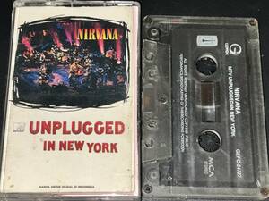 Nirvana / Unplugged In New York 輸入カセットテープ