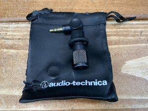 【O8-0247】audio technica オーディオテクニカ AT9911 ステレオマイクロホン 収納袋付き 同梱可 東京引取可 現状品【千円市場】