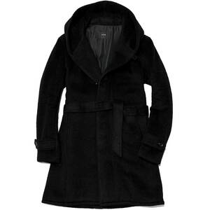 定価13.8万 AKM　ALPACA SHAGGY by Bisentino WRAP ROPE COAT M アルパカシャギーラップコート ダウンジャケット wjk ジュンハシモト 1piu