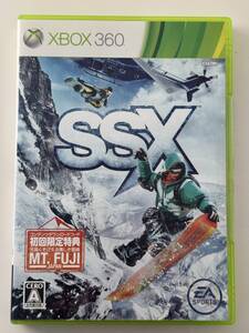 SSX XBOX360 日本版 日本語解説書付 初回限定特典 富士山（MT.FUJI）コード、オンラインコード付 超美品