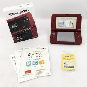 NEWニンテンドー3DSLL メタリックレッド NINTENDO/店頭/他モール併売《ゲーム・山城店》S817