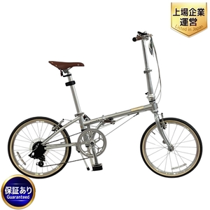 DAHON Boardwalk D7 Cm 4130 折り畳み自転車 ミニベロ 20インチ 変速7段 シルバー 自転車 中古 良好 T9507914