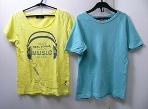 mys-3864 レディースTシャツ2枚セット/Hanes/graniph