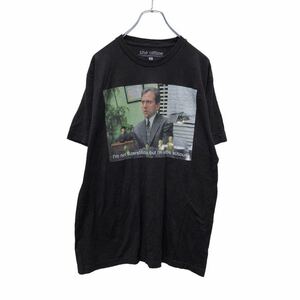 the office 半袖 プリント Tシャツ L ブラック ジ オフィス 古着卸 アメリカ仕入 a503-6291