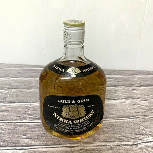 【未開栓・滋賀県内発送限定】 NIKKA WHISKYニッカ ウイスキー GOLD＆GOLD ゴールド&ゴールド特急 760ｍｌ アルコール度数不明(M0118-3)