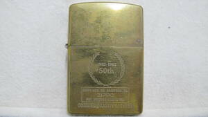 ◆◇ZIPPO ジッポ SOLID BRASS ソリッドブラス 1932-1982 50th ライター◇◆