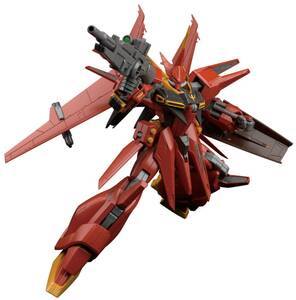 RE/100 機動戦士ガンダムZZ AMX-107 バウ 1/100スケール 色分け済みプラモ (中古品)