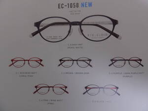 ★定価の６０％オフ★新作　アイクラウド　EYECLOUD　EC1058/46-16-134★質問欄へカラー在庫確認必要★