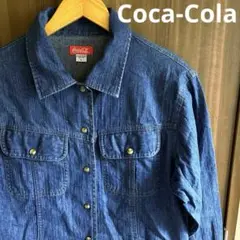 【レア◎】Coca-Cola コカコーラ デニムジャケット ショートブルゾン