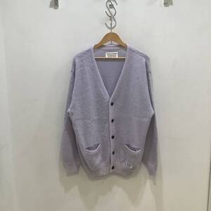 WACKOMARIA ワコマリア　2022S/S MOHAIR CARDIGAN モヘアカーディガン　長袖 パープル　サイズL 657588