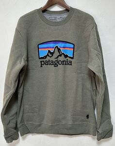 パタゴニア メンズ Lサイズ フィッツロイ ホライゾンズ アップライザル クルー スウェットシャツ patagonia 39626 STGN トレーナー