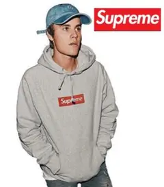 【入手困難！完売品！】SUPREME　Box　Logo　Hooded　Gray