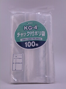 ジャパックス チャック付きポリ袋 KG-4(100枚)