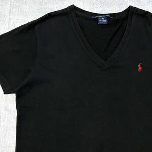 RALPH LAUREN SPORT 大きいサイズ Tシャツ ラルフローレン　　スポーツ Vネック 半袖 インナー レディース オールド 00s 00年代 柳10147