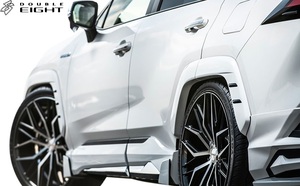 【M’s】TOYOTA 50 RAV4 モデリスタ 用 (2019.4-) DOUBLE EIGHT オーバーフェンダー ／／ ダブルエイト FRP 未塗装 エアロ パーツ ワイド