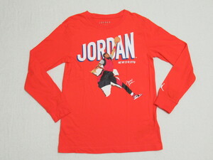 Jordan MVP L/S Tee BOYS オレンジ 160 ナイキ ジョーダン ブレイクアウト ロンT 長袖 Tシャツ キッズ ボーイズ FJ6377-100