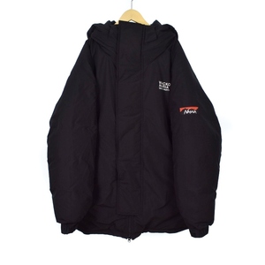 ワコマリア WACKO MARIA ナンガ NANGA MOUNTAIN BELAY COAT TYPE1 ダウンジャケット XXL 黒 ブラック 23FW-WMO-NA01 メンズ