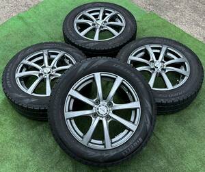 ZACK JP-110 15インチ5.5J+43 PCD 100 & 175/65R15 FIRELLIスタッドレスタイヤ4本★ AN110