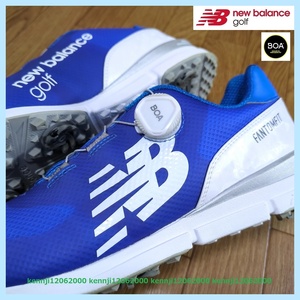 限定完売 正規 定価20,350円 ニューバランス new balance MGBF574 V2 BOA アスリート スパイク ゴルフ シューズ BLUE / WHITE Saiz 27.0cm