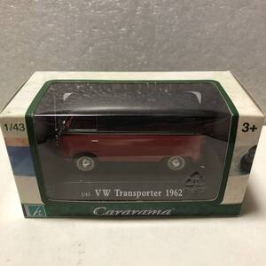 激レア絶版希少ビンテージ品！HONGWELL／ホンウェル！VW Transporter 1962！ブラック／レッドツートン！新品未使用品！ワーゲンバス！