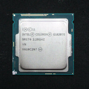 動作確認済 第4世代CPU ★ INTEL SR1T6 Celeron G1820TE(2.2GHz/2C/2T/Haswell) 現状渡し #2995-K