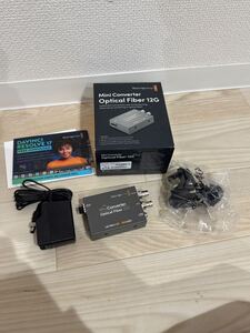 ブラックマジックデザイン　Blackmagic Design Mini Converter Optical Fiber 12G