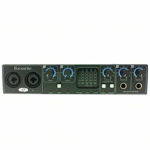 Focusrite フォーカスライト オーディオインターフェイス Saffire Pro 24PSP マイクプリアンプ ミキサー バスパワー 音響機器 中古