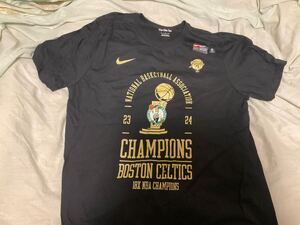 NBA BOSTON CELTICS. 2004年 NBA CHAMPION ロッカールームT-SHIRT.ボストンセルティックス 2024チャンピオン Tシャツ 現地購入品 未使用品