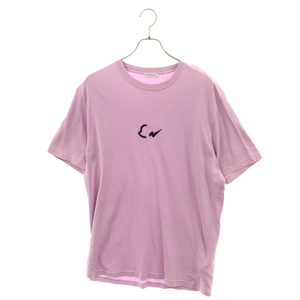 MONCLER モンクレール ×FRAGMENT MAGLIA T-SHIRT フラグメント フロントロゴ 半袖Tシャツ パープル G209U8C00005