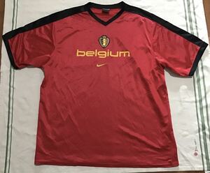 サッカー ベルギー代表ユニフォーム Lサイズ★NIKE ナイキ★アザール フェライニ ルカク コンパニ デブライネ ゲームシャツ