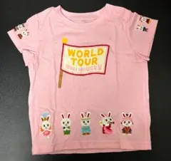 ミキハウス Tシャツ うさこ ワールドツワー 豪華ワッペン