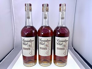 古酒 カナディアンクラブ シェリーカスク 旧ボトル 750ml×3 ウイスキー[01-4062