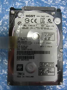 【中古】 HGST HTS545032A7E380 320GB/8MB 7216時間使用 管理番号:D185