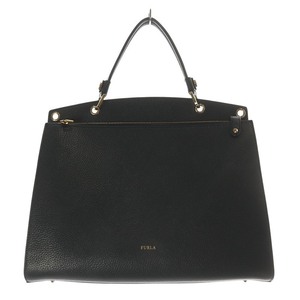 フルラ FURLA ADELE L TOP HANDLE ハンドバッグ レザー モスグリーン 緑 /SR2 レディース