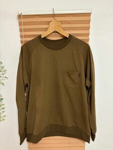 ノースフェイス＊長袖ポケットＴシャツ＊サイズL＊茶色